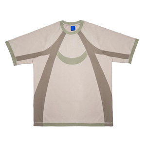 Premium Quality Wholesale Custom Logo High Quality Casual Cotton Stripe <b>Patchwork</b> T-<b>Shirt</b> Manufacturer T <b>Shirts</b> for Men - Product Image 1