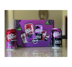 Refresco Auténtico Dr Pepper Sabor Mora, Paquete de 12 Latas de 12 Onzas Fluidas, Edición Limitada, Sabor Mora, Suministro al por Mayor - Product Image 6