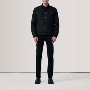 Chaquetas de lona con estilo para hombre, chaqueta de invierno duradera de algodón para exteriores sin capucha, ropa de trabajo informal, abrigo cálido - Product Image 6