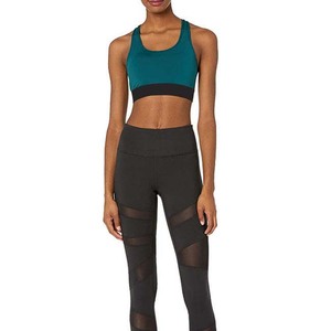 Sujetador deportivo para mujer, espalda cruzada de alto soporte, de secado rápido, antiarrugas, duradero, Spandex/Material de nailon, frontal personalizable, Yoga, gimnasio - Product Image 5