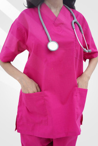 High Quality Summer Hospital Scrubs Uniform Set <b>Nurse</b> Short Sleeve Unisex Scrub Sets Medical Scrubs - Product Image 5