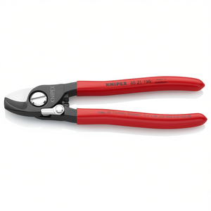 Tijeras para cables Knipex con mangos recubiertos de plástico, apertura interna, resorte protegido y fijo - Product Image 2