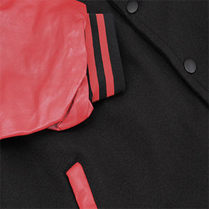 Veste universitaire slim pour hommes avec col en V High Street Style Raw OEM Service Button Décoration pour l'hiver - Product Image 6