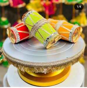 Lohri Makar Sankranti Pakistani & Indian Wedding Favors Dhol Box with Laddoo Bidh for Party for Ramadan New Year <b>Halloween</b> - Product Image 1