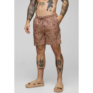 100% Polyester Sublimation Offre Spéciale été Double Interlock séchage rapide hommes Shorts respirant course Fitness gym shorts - Product Image 1