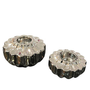 Handcrafted Metal Unique <b>Candle</b> Jar Geometric Structure for Stylish Home Decor and Event Decoration Needs - Product Image 2