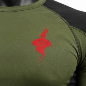 T-shirt de compression athlétique à manches longues pour homme – Idéal pour l'entraînement, le fitness, la course, le cyclisme, le surf et la gym - Product Image 6