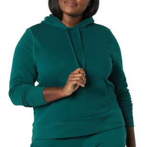 Sudadera con capucha gruesa personalizada Unisex, jersey de manga larga de Color sólido, Sudadera con capucha XS de alta calidad para mujer de gimnasio para deportes de invierno - Product Image 1