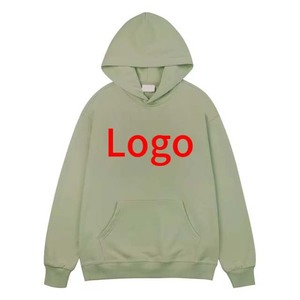 Sweat-shirts à capuche pour hommes, coupe oversize, épaules tombantes, logo personnalisé brodé, 100% polyester polaire respirant, en promotion - Product Image 1