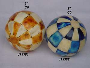Resin <b>Mosaic</b> Decorative Balls Available in All Sizes and Colors Home Decoration Balls Bone Inlay Decorative Sculpture - Product Image 5