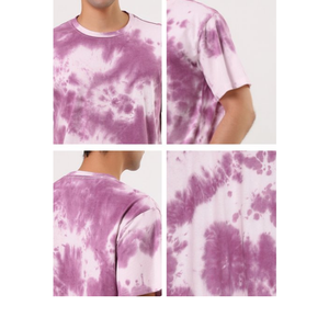 Prix de gros T-shirt pour homme en grande taille, taille personnalisée, manches courtes, col rond, tie-dye, décontracté, logo sur le devant, en provenance du Bangladesh - Product Image 3
