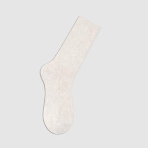 Calcetines de Algodón de Punto Transpirables para Mujer, Calcetines de Vestir Casuales para Uso Diario, Color Sólido, Estilo Coreano Acanalado-WC352 # 1~10 - Product Image 3