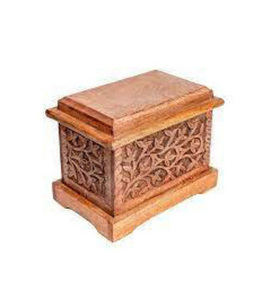 Vente en gros d'urnes funéraires en bois faites à la main de style américain urnes funéraires décoratives modernes pour hommes et femmes - Product Image 2