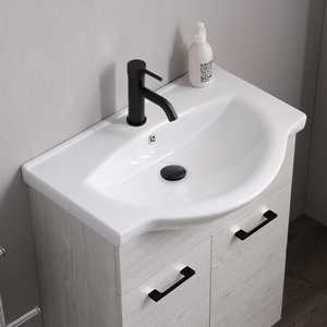 Mueble de Baño de Suelo Ravenna de Roble Blanco de 65 cm, Elegantes Conjuntos de Baño - Product Image 2