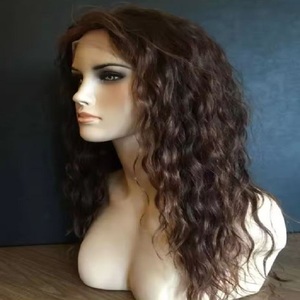 Peluca completa sin pegamento Frontal, peluca de cabello indio virgen alineada con cutícula, peluca de cabello humano de encaje completo sin procesar 100% 360 - Product Image 3