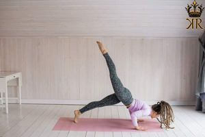 Moda sin costuras de cintura alta contraste transpirable correr entrenamiento gimnasio Fitness deportes Scrunch Yoga Leggings para mujeres - Product Image 4