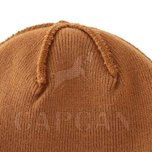 Gorro de lana 100% de alta calidad para hombre, logotipo impreso personalizado para exteriores, ropa de invierno y viajes - Product Image 4