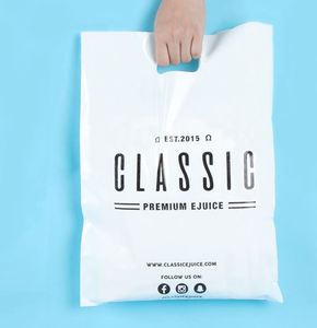 Sac en plastique de haute qualité Sac avec logo personnalisé pour l'emballage de vêtements, sacs découpés à l'emporte-pièce - Product Image 2