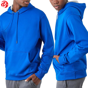 Sweats à capuche confortables en tissu polaire de coton pour hommes manches longues légers hommes portent des sweats à capuche élégants - Product Image 5