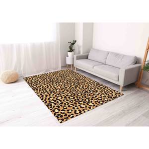 Tapis de couloir imprimé léopard : Décoration de bureau moderne, tailles personnalisées, tapis doux non tissé - Product Image 4