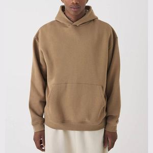 Sudadera con Capucha de Alta Calidad, 100% Algodón, Transpirable, de Felpa, Básica, Mezcla de Algodón, Moda Masculina, Sudadera con Capucha para Adultos 2026 - Product Image 1