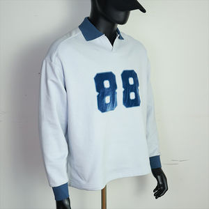 Camiseta Polo Extra Grande de Algodón Personalizada para Hombre, Sudaderas Bordadas Personalizadas, Camiseta Polo de Rugby Personalizada para Hombre, Camiseta Polo de Rugby para Hombre - Product Image 4