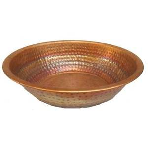 Bol de thérapie des pieds martelé en cuivre de haute qualité avec couvercle parfait pour la beauté simple et l'équipement des ongles de soins personnels - Product Image 3