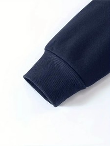 400 gsm hommes de haute qualité polyester poids lourd léger extensible pull à capuche personnalisé goutte épaule pull à capuche pour hommes - Product Image 6
