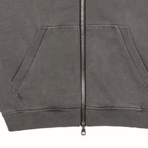 100% Cotton Zipper Hoodie <b>for</b> <b>Men's</b> Solid Pattern Custom Printing Thermal Fleece Street Style Essential Hoodie <b>For</b> <b>Men's</b> Wear. - Product Image 3