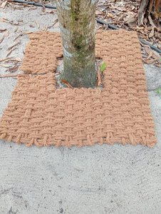 Tapete de fibra de coco para la protección de árboles de Vietnam tamaño personalizado - Product Image 6