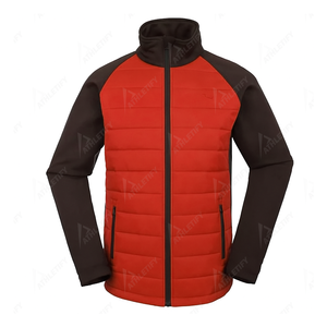 Veste à capuche zippée pour homme, coupe-vent, polyester respirant et durable, veste décontractée pour la randonnée, les voyages et les sports. - Product Image 2