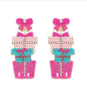 Moda elegante hecho a mano con cuentas bordado Reno gota pendiente Premium declaración y lujo lindo lujo nuevo diseño de la India - Product Image 5