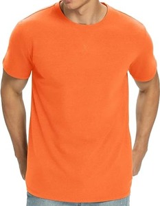 Camiseta de cuello redondo de Spandex de algodón Premium para hombre Camiseta clásica fresca de Bangladesh Stock al por mayor disponible - Product Image 6
