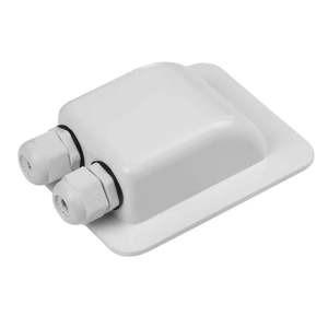 Glanda de Doble Entrada ABS IP68 Impermeable para Cables de RV y Barcos - Product Image 1