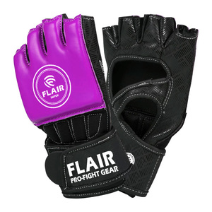 Gants professionnels en cuir PU demi-doigt Mma pour hommes gants d'entraînement grande taille prix usine approvisionnement pour l'entraînement de boxe - Product Image 1