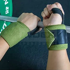 Muñequeras de entrenamiento físico para gimnasio, muñequeras ligeras de color sólido, muñequeras de Bajo MOQ - Product Image 6