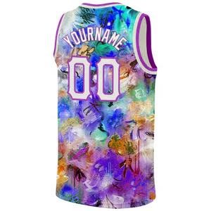 Nouvelle conception de sublimation personnalisée maillot de basket-ball de Los Angeles uniforme de sport maillot de basket-ball imprimé par sublimation - Product Image 2