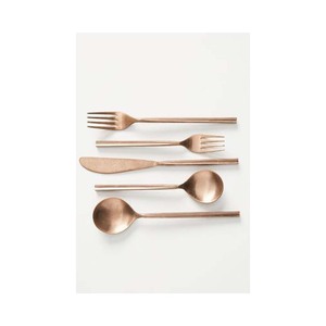 ชุดมีดส้อมและช้อนทองมีดเซรามิกสีเทาชุดเครื่องใช้บนโต๊ะอาหารชุดเครื่องใช้บนโต๊ะอาหารชุดเครื่องใช้บนโต๊ะอาหารชุบทอง - Product Image 6