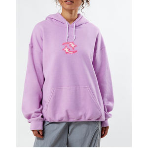 Vente en gros de sweatshirt à capuche imprimé pour femmes gym solide mode sweatshirt à capuche super dalian pour femmes - Product Image 1