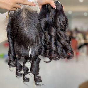 Produit phare 2025 : Cheveux naturels noirs et rebondissants en mèches et closure pour la confection de perruques, issus de vrais cheveux vietnamiens - Product Image 5