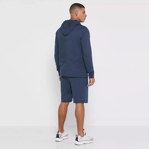 Ensemble de survêtement pour homme coupe-vent avec fermeture éclair courte, vêtements de jogging d'entraînement, logo personnalisé, short en nylon pour homme, ensemble de shorts d'été pour adultes - Product Image 4