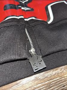 Sweat-shirts à capuche pour hommes avec logo personnalisé OEM, 100% coton, double poche, coupe ample, surdimensionné, polaire d'hiver, broderie 3D, écologique - Product Image 5