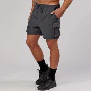 กางเกงกีฬาขาสั้นระบายอากาศได้ดีสำหรับผู้ชายกางเกงขาสั้นออกกำลังกายแบบเชือกสแปนเด็กซ์สำหรับฤดูร้อน - Product Image 3