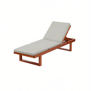New Arrival Premium Quality Outdoor <b>Foam</b> Beach Lounger <b>Cushion</b> Pad Garden Sun Lounger Mat for Pool Patio Wholesale 5801020805 - Product Image 2