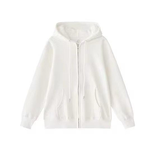 Men Casual Cotton <b>Zip</b> Up Hoodie Comfortable Daily Wear <b>Hooded</b> Custom Logo - Product Image 2