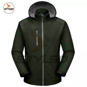 Chaqueta de caza cortavientos Chaqueta táctica de concha suave con abrigo de camuflaje Chaqueta impermeable para acampar al aire libre Senderismo - Product Image 6