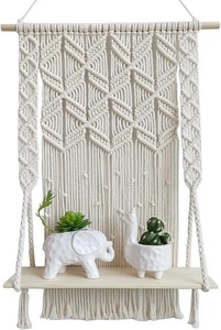 Camino de mesa de macramé hecho a mano, acento decorativo bohemio Chic para comedor, mesa de centro, espacio de vida e Interior moderno para el hogar - Product Image 2