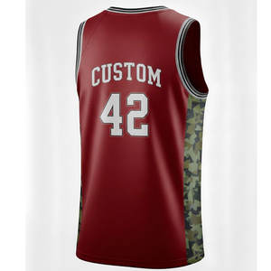 Maillot de basket-ball personnalisé pour hommes, impression personnalisée du nom et du numéro du joueur, vêtements de sport performants à séchage rapide - Product Image 2