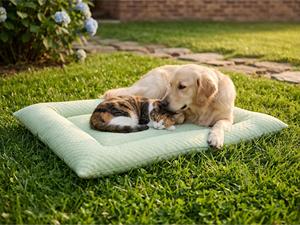 Coperta Rinfrescante in Seta Ghiacciata Yommy per Animali Domestici: Tappetino Rinfrescante Morbido, Traspirante e Antiscivolo Lavabile per Cani e Gatti - Product Image 3