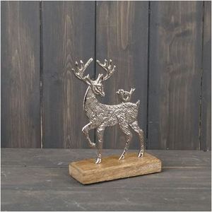 Cerf nordique en bois, décoration de noël de haute qualité pour la maison, décoration suspendue pour la fête du nouvel an, fabriqué en inde - Product Image 6